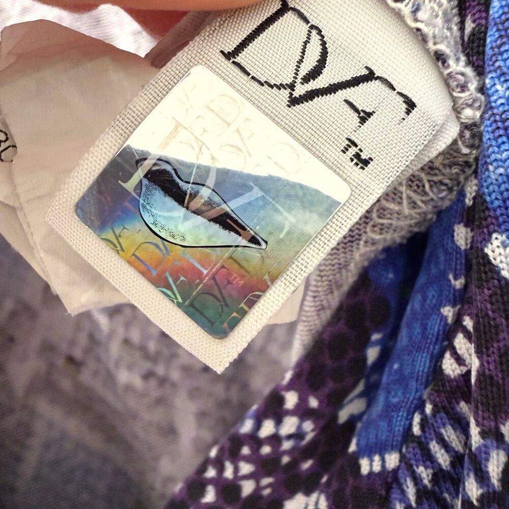 Diane von Furstenberg blue python-printed silk je… - image 4